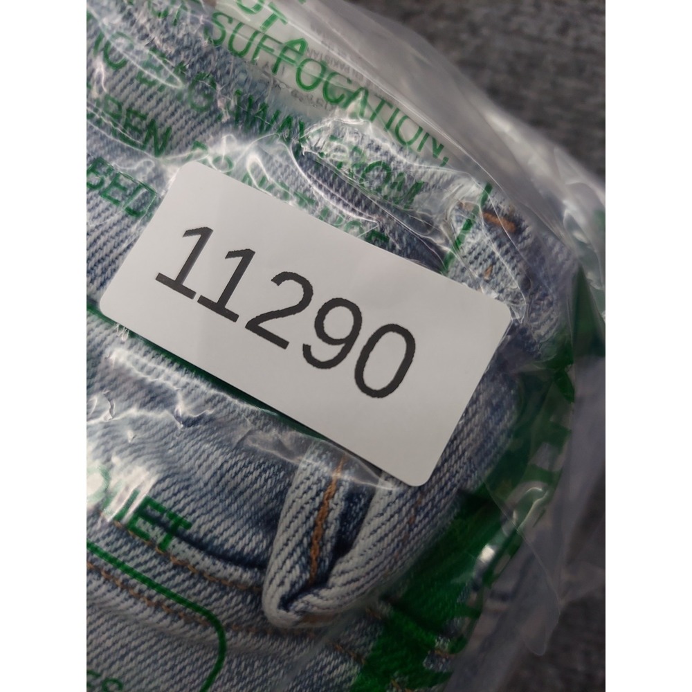 Good American Jeans Womens 10/30 Blue Light Wash Good Waist Palazzo Denim Wide - Picture 13 of 13